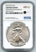 2015 American Eagle 1 oz Silver Dollar NGC Genuine Mint Sealed Box #4 eBay CC542
