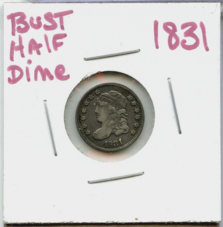 1831 Capped Bust Silver Half Dime -DM534