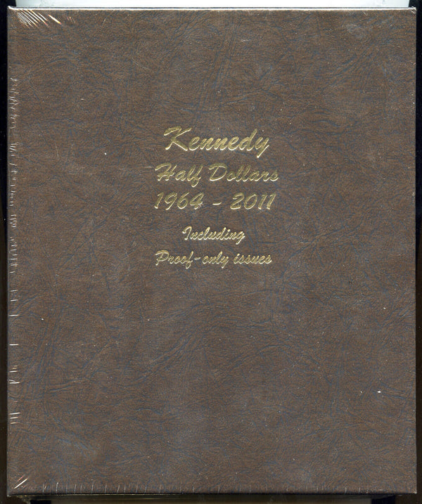 Kennedy Half Dollars 1964 - 2011 Dansco Album 8166 Set Folder + Proof-Only G508