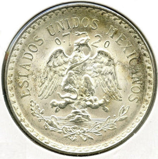 1943 Mexico Silver Un Peso Coin Moneda Plata - Estados Unidos Mexicanos - G722