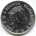 2020 Great Britain Britannia 999 Fine Silver 1 oz Coin 2 Pounds Elizabeth - C333