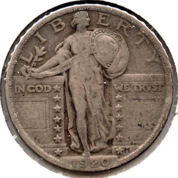 1920-P Standing Liberty Silver Quarter - Philadelphia Mint - MB837