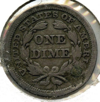 1845 Seated Liberty Silver Dime - Philadelphia Mint - B884