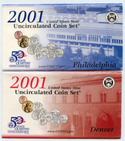 2001 United States Uncirculated US Mint Coin Set - OGP Philadelphia & Denver
