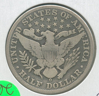1901-O Silver Barber Half Dollar 50c New Orleans Mint  - KR269
