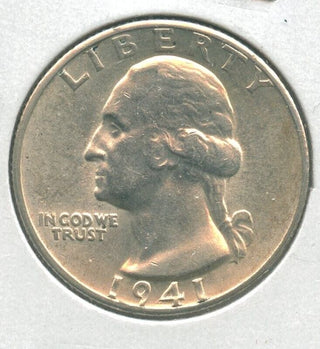 1941-D Silver Washington Quarter 25c Denver Mint - KR378