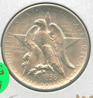 1936-S Silver Texas Independence Centennial Half Dollar - Commemorative - ER510