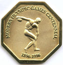 Modern Olympic Games Centennial 1996 Token Medal Atlanta Sports Illustrated A339