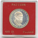 1978 Poland Janusz Korczak Proof Silver Coin 100 Zlotych Pattern Polska - E139