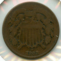 1868 2-Cent Coin - Two Cents - BX31