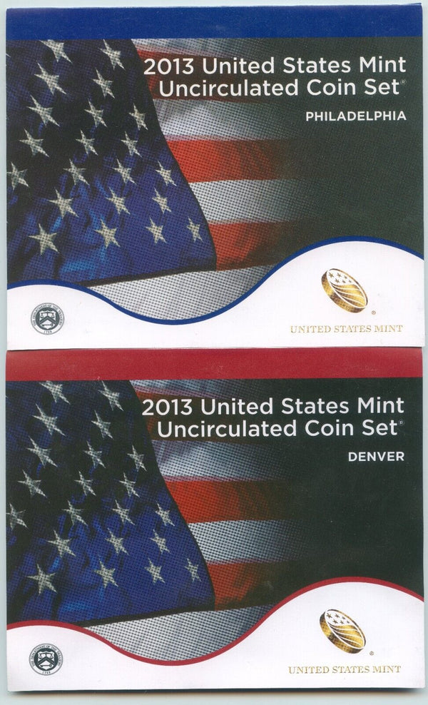 2013-P & D US Uncirculated Mint Set 28 Coin Set United States Philadelphia