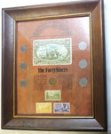 The Forty Niners Coin & Stamp Set Collection + Frame - A220