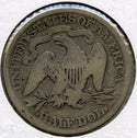 1877 Seated Liberty Silver Half Dollar - Philadelphia Mint - A477