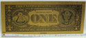 2003 $1 Federal Reserve Novelty 24K Gold Foil Plated Note Bill 6