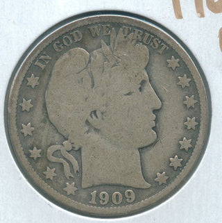 1909-O Silver Barber Half Dollar 50c New Orleans Mint  - KR308