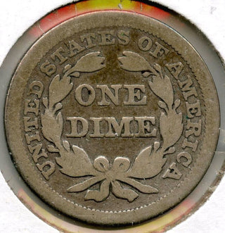 1853 Seated Liberty Silver Dime - Philadelphia Mint - CC944