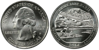 2014-P Great Sand Dunes Colorado NP ATB 25C Unc Quarter Philadelphia mint 047