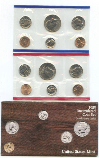 1985 United States Uncirculated US Mint Coin Set -OGP Philadelphia & Denver