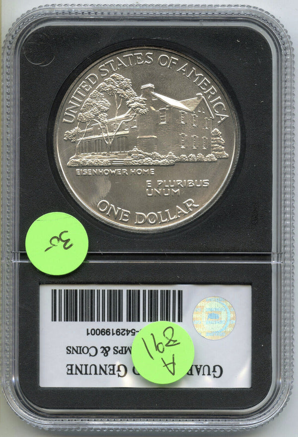 1890 - 1990 Eisenhower Centennial Ike Silver Dollar - Commemorative Coin - A891