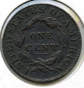 1831 Coronet Head Cent Penny - Large Letters - E17