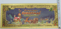 Merry Christmas X-Mas Santa Holiday $2 Gold Foil Note Stocking Stuffer GFN70