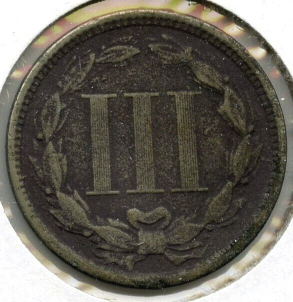 1867 3-Cent Nickel - Three Cents - A540