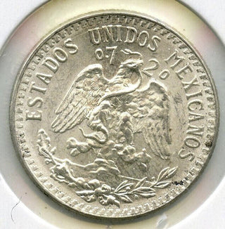 1943 Mexico Silver Coin 20 Centavos Uncirculated Coin Moneda Plata - E103