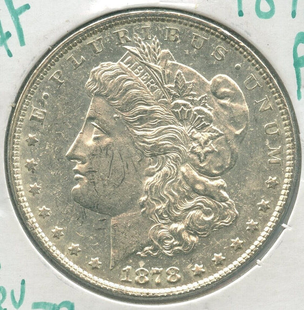 1878-P   Rev 79 - 7TF Morgan Silver Dollar $1 Philadelphia Mint - ER341