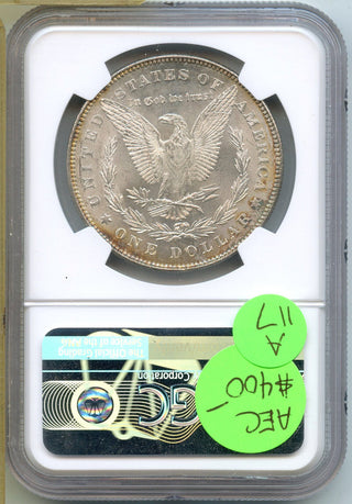 1887 7/8 TF Strong Morgan Silver Dollar NGC MS64 Certified Toning Toned - A117