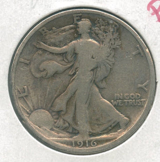 1916-P Silver Walking Liberty Half Dollar 50C Philadelphia Mint - ER310