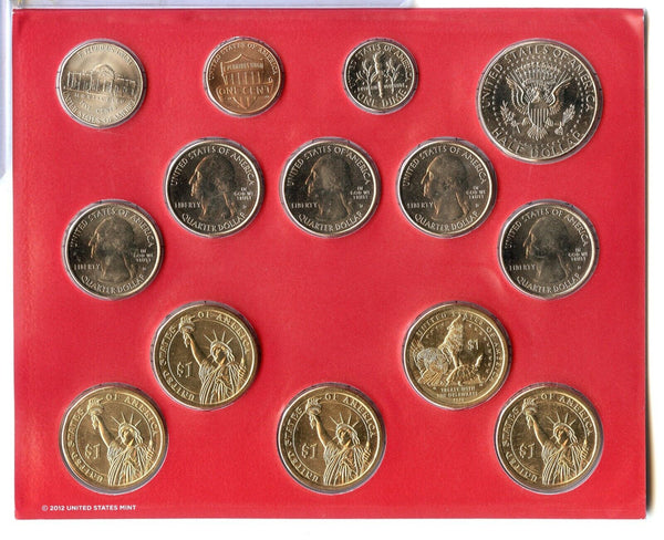 2013 Uncirculated US Mint 20-Coin Set OGP United States Philadelphia and Denver