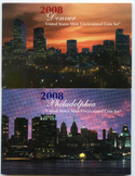 2008 United States Uncirculated US Mint Coin Set - OGP Philadelphia & Denver