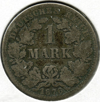 1876-A Germany Coin 1 Mark - Deutsches Reich - G579