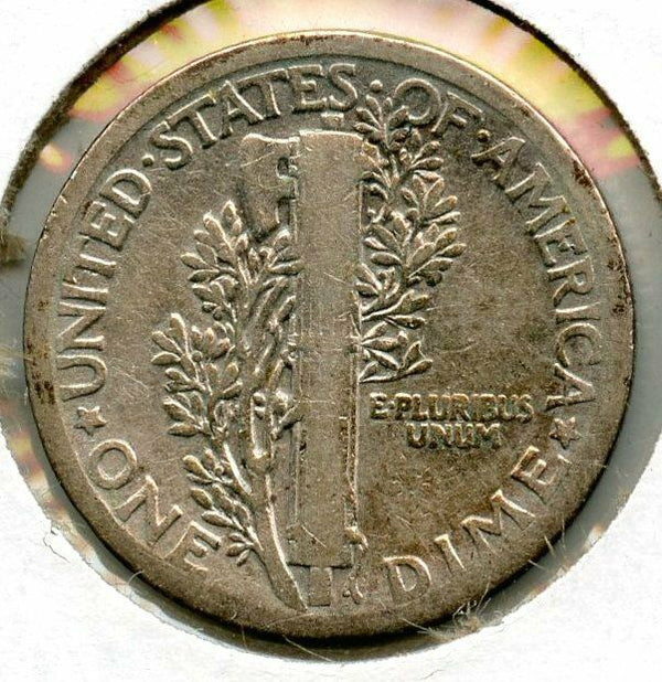 1917 Mercury Silver Dime - Philadelphia Mint - BX48