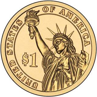 2011-P Andrew Johnson Presidential Dollar US Golden $1 Coin Philadelphia Mint