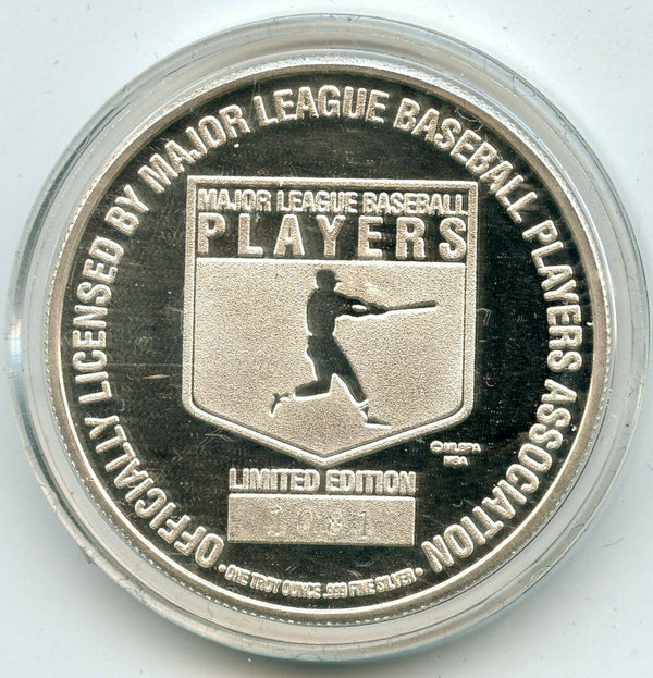 Ryne Sandberg #23 Baseball MLB Medal 999 Silver 1 oz Round Sports - BX239