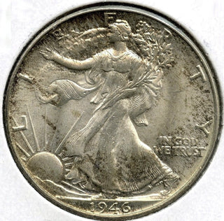 1946 Walking Liberty Silver Half Dollar - Philadelphia Mint - E295