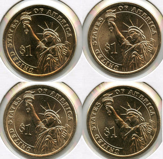 2015-D Presidential Dollar 4-Coin Set - Denver Mint JFK Truman Eisenhower