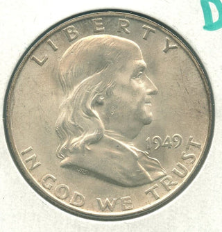 1949-D Silver Franklin Half Dollar 50c Denver Mint - KR620