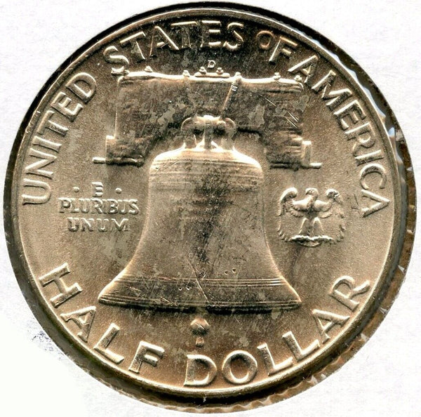 1953-D Franklin Silver Half Dollar - Uncirculated - Denver Mint - BQ781