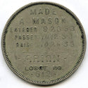 Made A Mason 1953 Token Medal Lodge 812 Freemasonry Freemason Society - A838