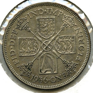 1936 Great Britain Silver Coin - One Florin - King George V - A371