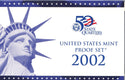 2002-S United States US Proof Set 10 Coin Set San Francisco Mint