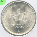1980 Mexico Balance Scale 1 Una Onza Silver Coin Plata -DN560