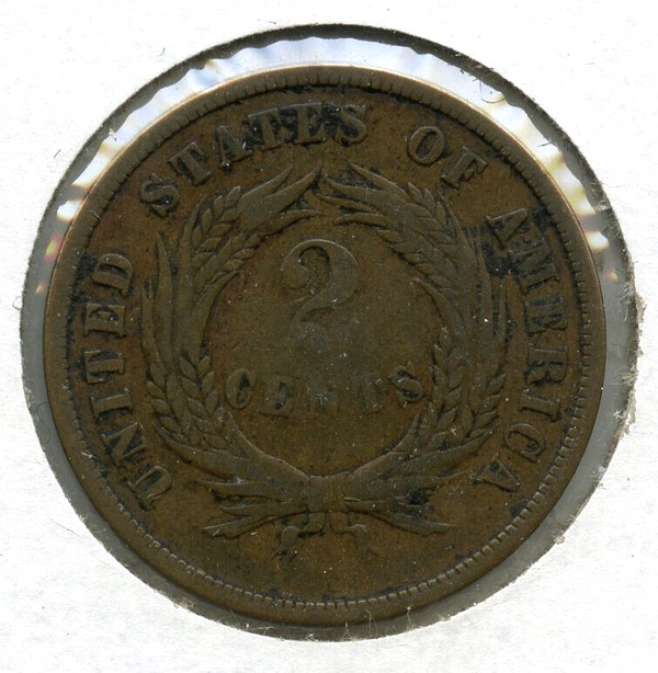 1866 2-Cent Cull Coin - Two Cents - DM701