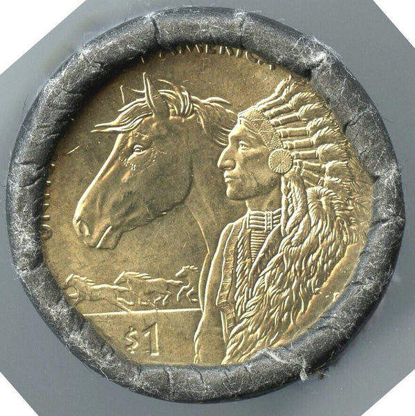 2012-D Native American Dollars $25 Coin Roll US Mint Denver OGP Original - B22