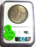 1902-S Morgan Silver Dollar NGC MS63 Certified San Francisco Toning Toned BX892