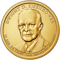 2015-D Dwight D. Eisenhower Ike Presidential Dollar US Golden $1 Coin Denver