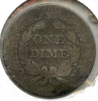 1857 Seated Liberty Silver Dime - Philadelphia Mint - B886