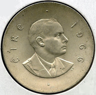1966 Ireland Silver Coin Eire Schilling Irish - G361